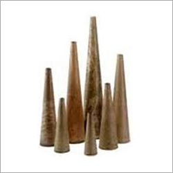 Waxed Paper Cones - Paper Material , Brown Color, Conical Shape, Smooth Surface Finish | Dimensionally Accurate, Strong Structure, High-speed Machine Compatibility