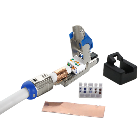 Cat8 Ftp Field Termination Plug