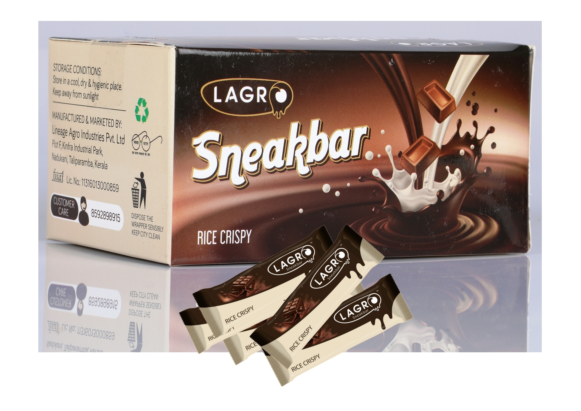 Sneakbar Rice Crispy Chocolates