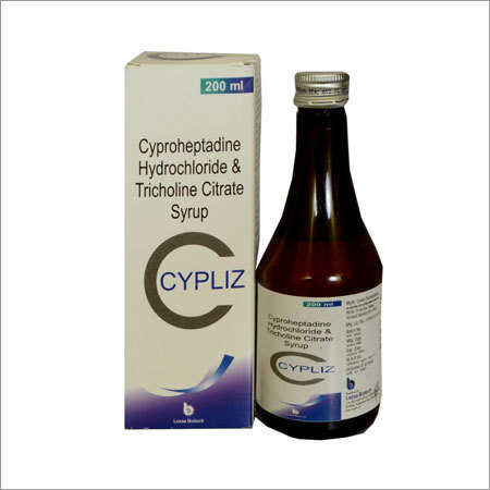 Cyproheptadine - 2 Mg With Tricholine Citrate 275 Mg | Sugar Free Liquid Formulation, Simplifies Digestion, Recommended For All Ages