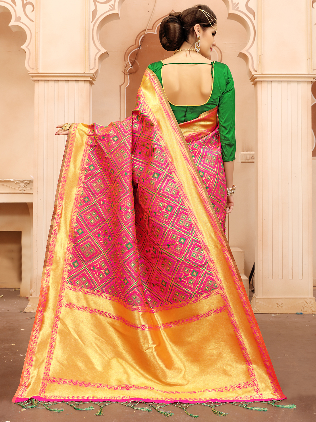 Red Wedding Silk Saree