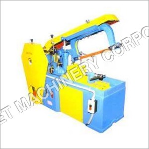 Yellow And Blue Power Hacksaw Machine