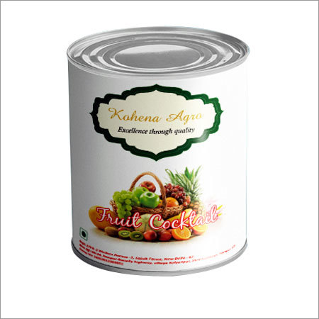 फल कॉकटेल डिब्बाबंद