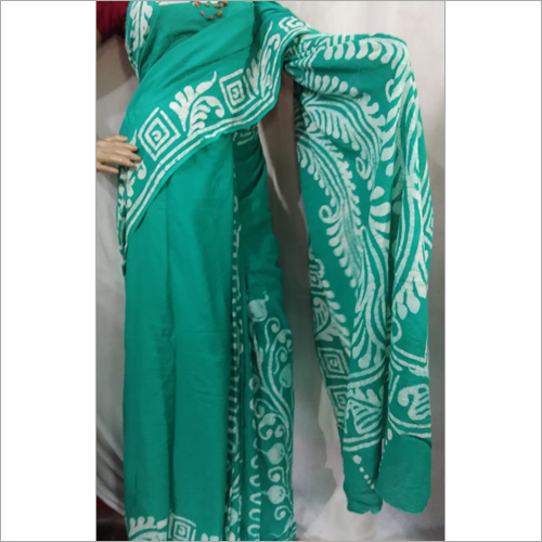 Pure Cotton Mulmul Batik Saree