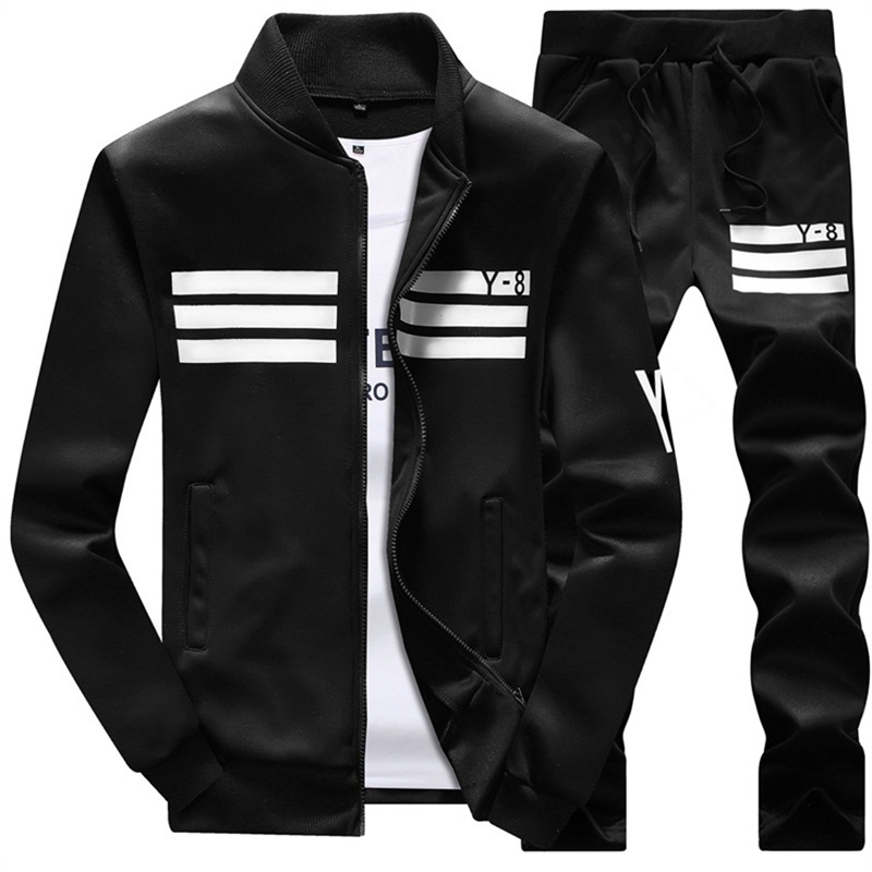 Men Track Suits - Cotton And Polyester Blend , Slim Fit Sportswear Sets For Men In Any Color