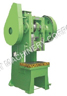 C Type Power Press Machine - 10-150 Ton Capacity, Durable Mild Steel & Cast Iron, Green Color, Auto Lubrication System, Two Hand Operated Device