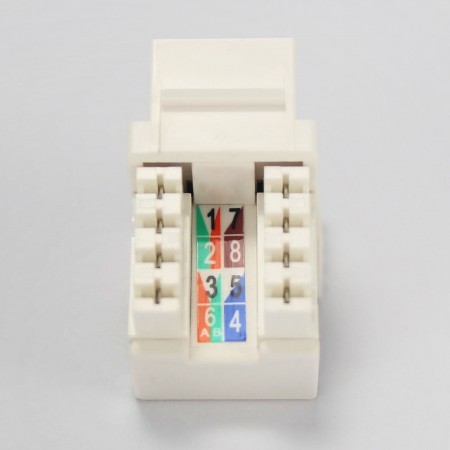 Cat5e Utp 90 Degree 110 Krone Keystone Jack