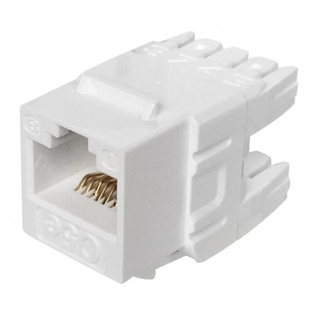 Cat5e Utp 180 Degree 110 Punch Down Keystone Jack