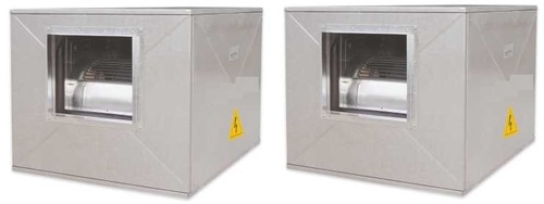 SISW ब्लोअर 1800 CFM के साथ इनलाइन फैन