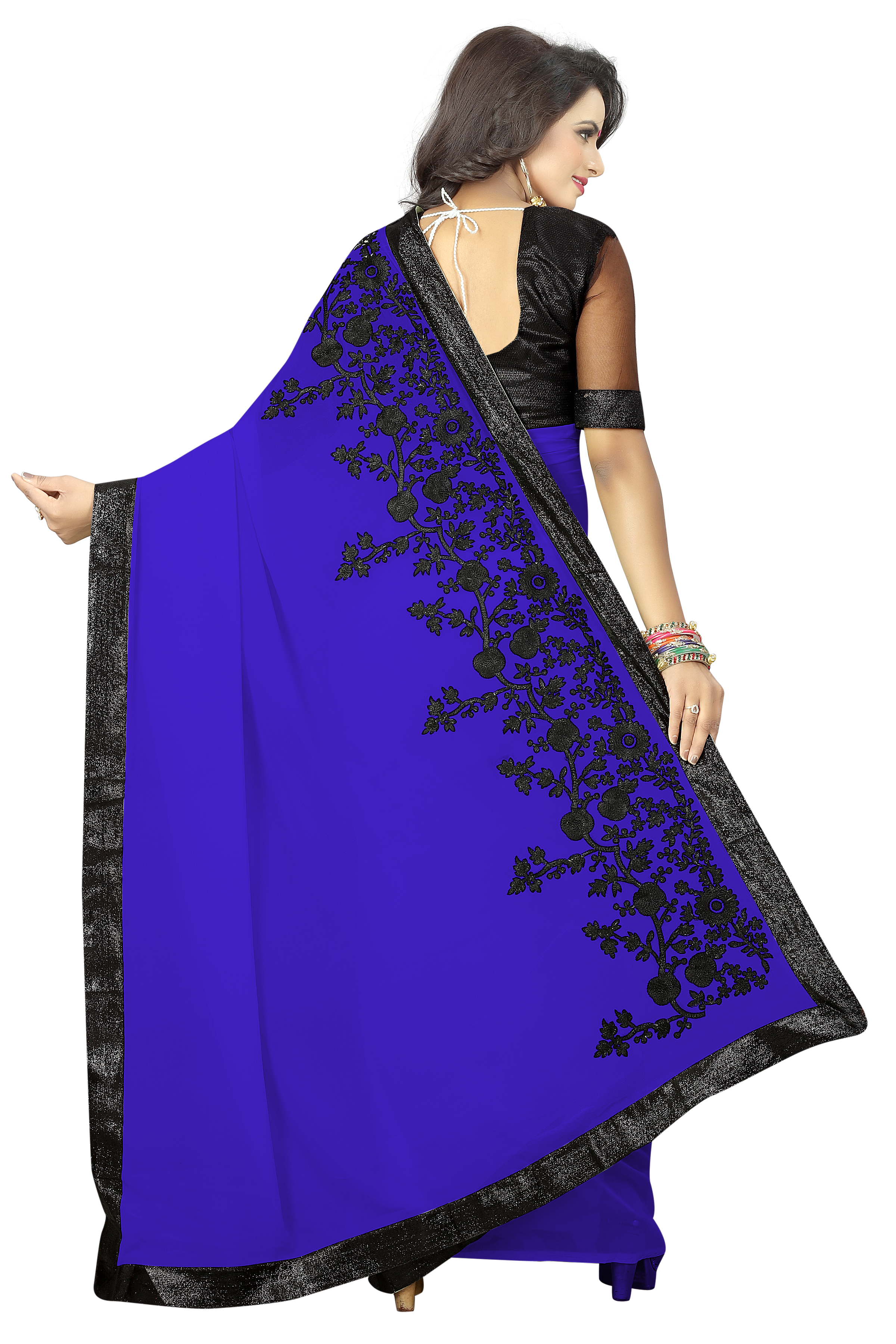 Blue Mitrosi Saree