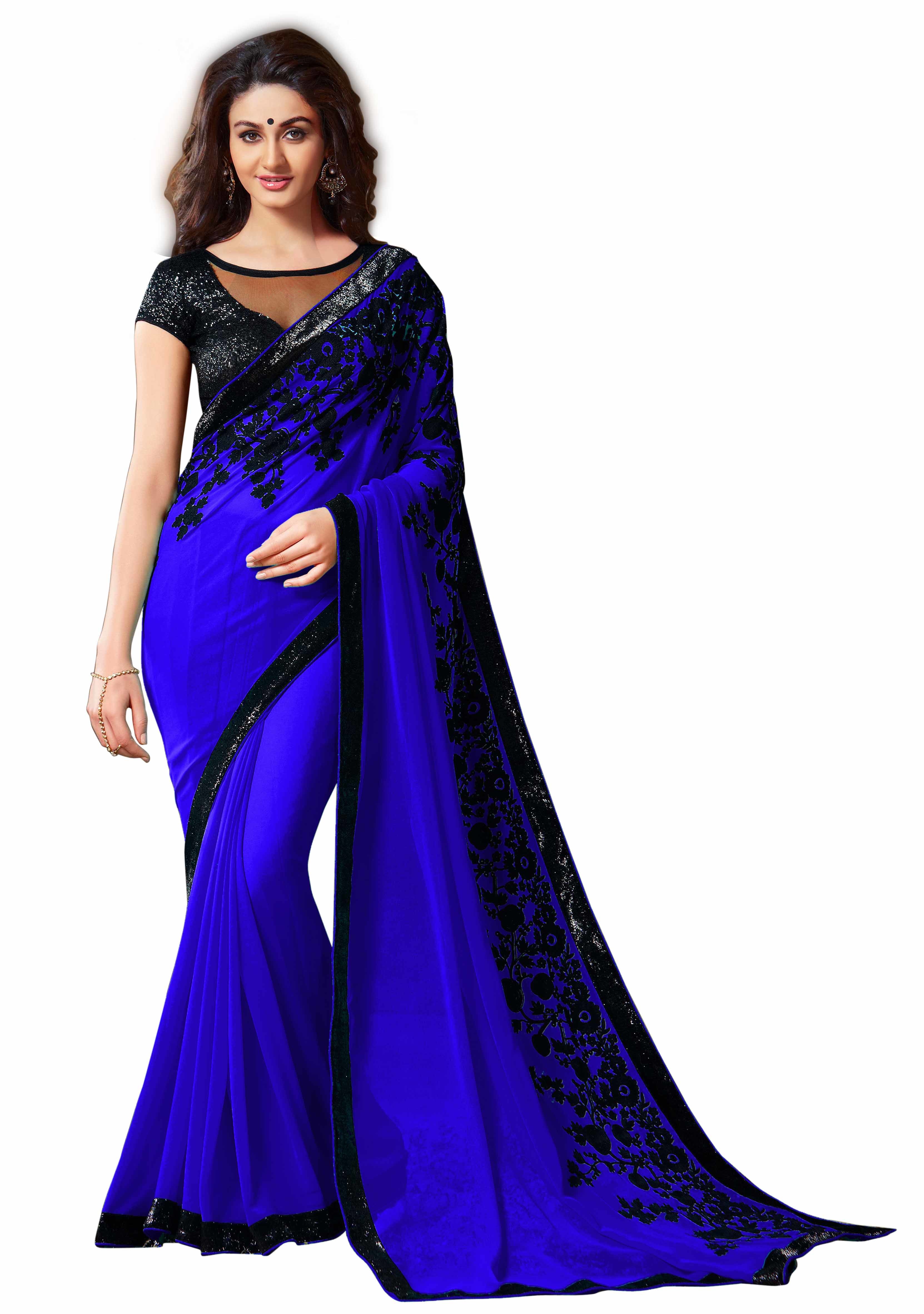 Blue Mitrosi Saree