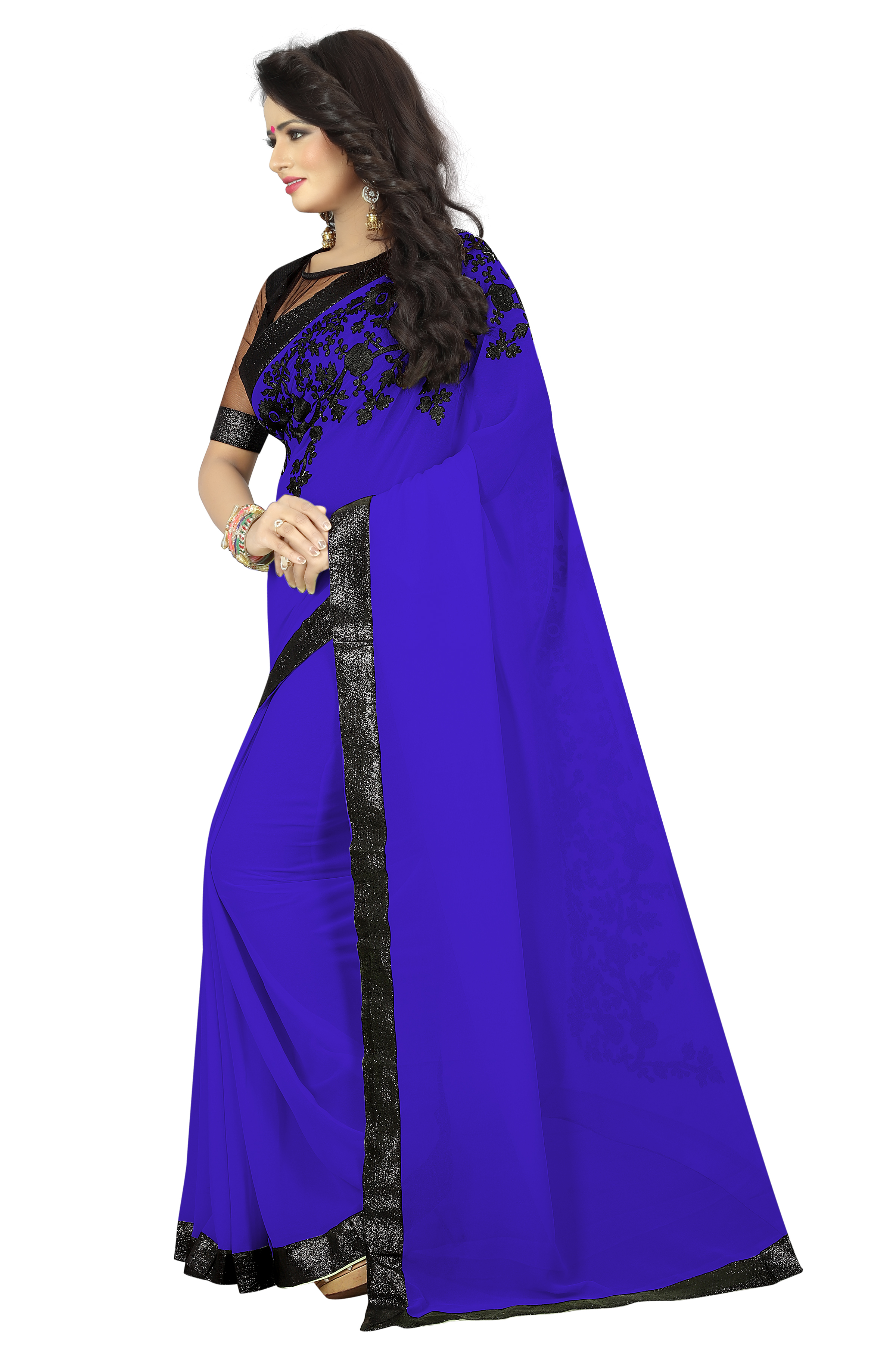 Blue Mitrosi Saree