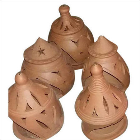 क्ले सजावटी लालटेन