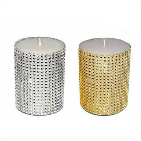 3 X 3 डिज़ाइनर पिलर मोमबत्ती