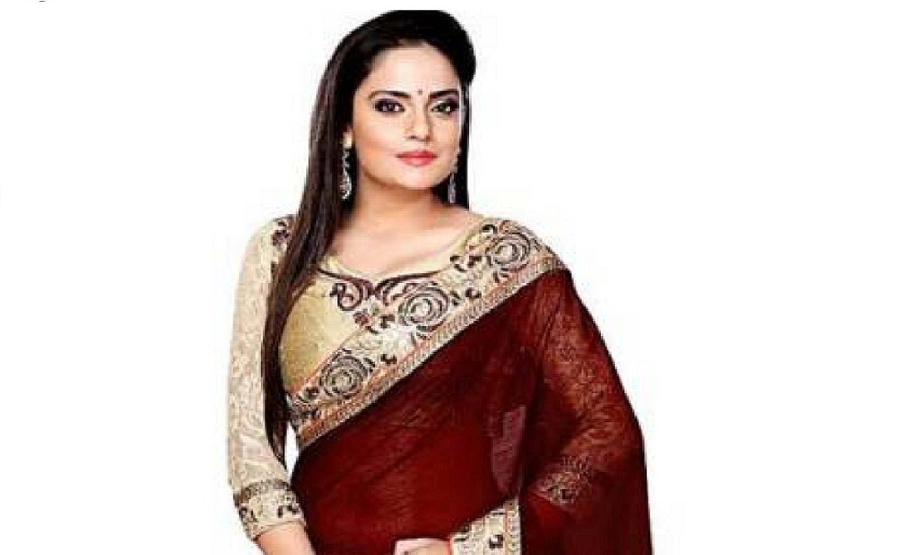 Cotton Cream & Coffee Saree