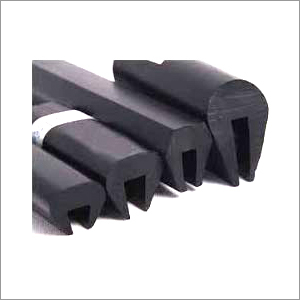 Black Rubber Beading