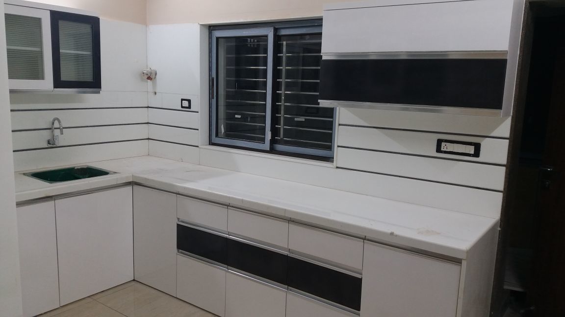 Black Pvc Kitchen Cabinet