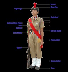 Multicolor Bsf Ssb Itbp Raf Rpf Ncc. Ceremonial Dress
