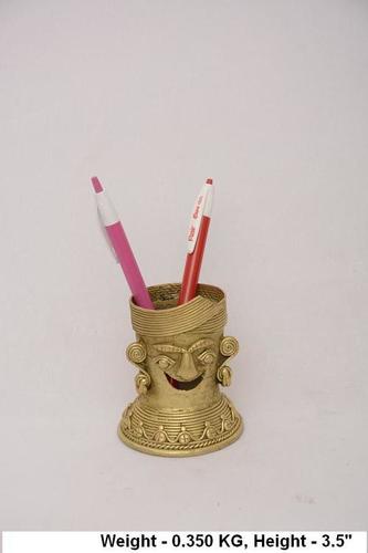 Golden Face Pen Stand
