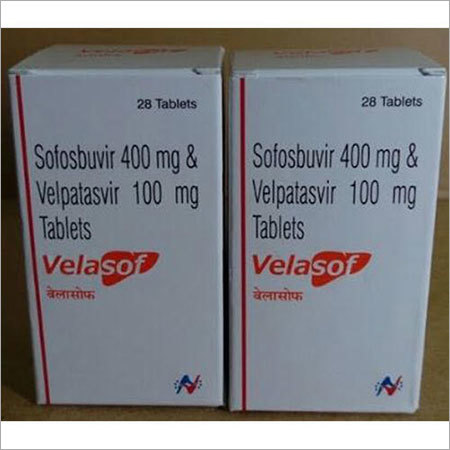 HETERO Velasof Sofosbuvir 400 mg और Velpatasvir 100 mg की गोली