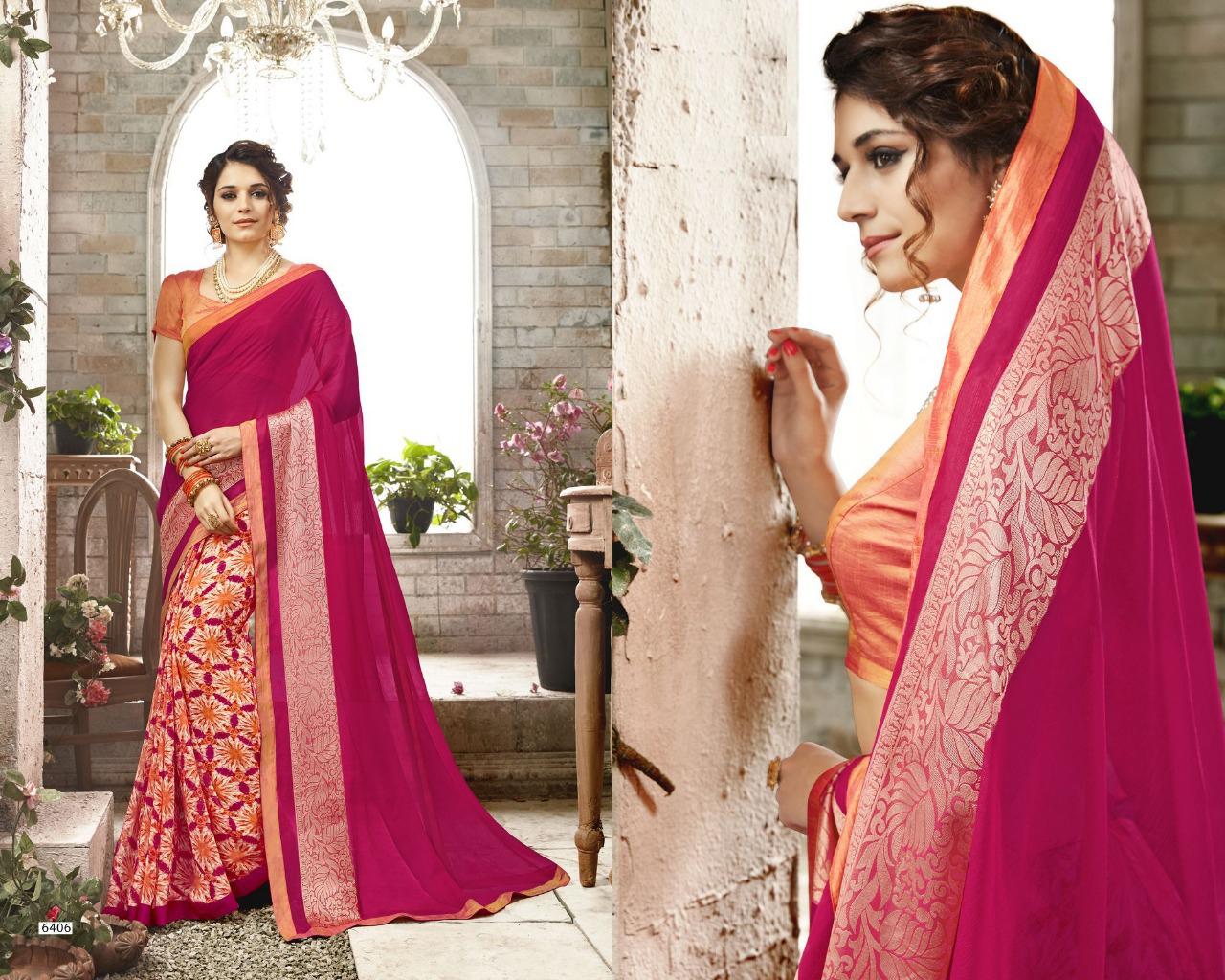 As Shown In The Image Designer Printed Saree