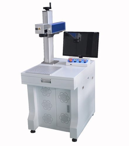 Metal Laser Marking Machine - Color: White