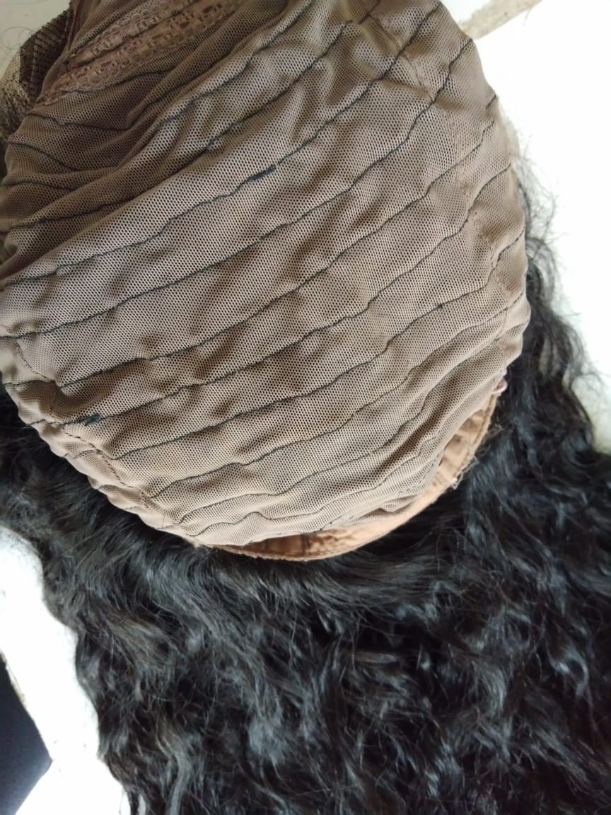Natural Curly Front Lace Curly Wig Gender: Female