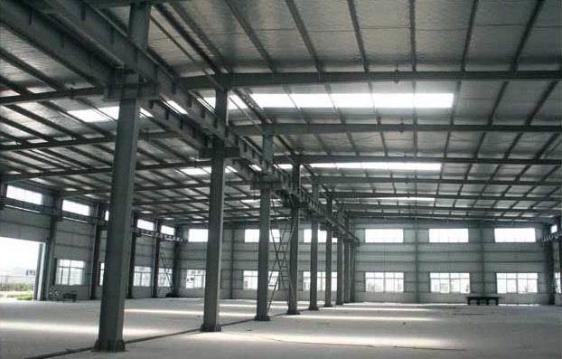 Steel Structure Warehouse - Steel, Customizable Dimensions | High Load Capacity, Arched Roof, Metal Panel Cladding, Anti-corrosive, Easy Installation, Low Maintenance