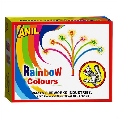 त्यौहार और शादियां रेनबो कलर्स 15 फायरक्रैकर
