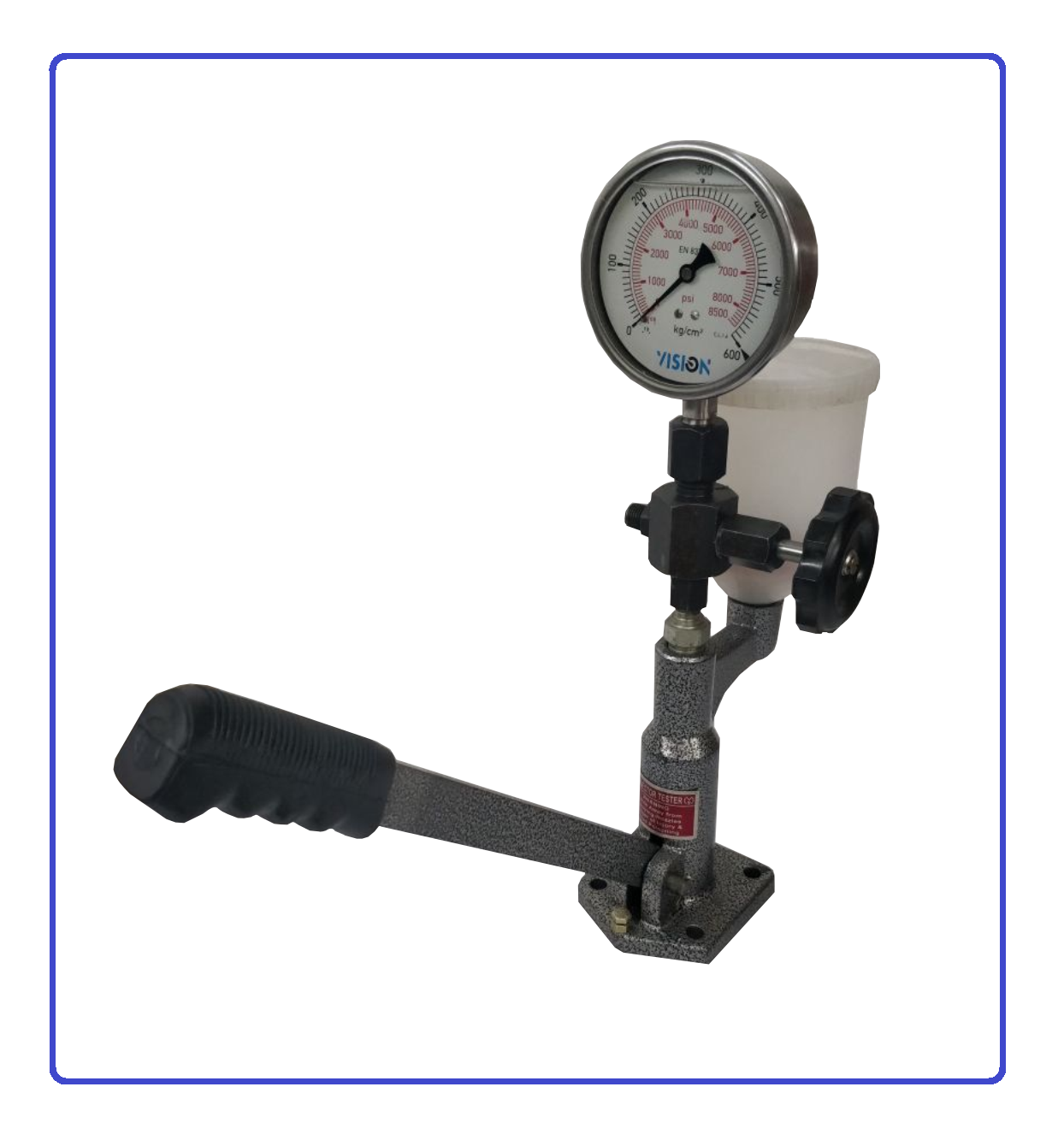 Diesel Injector Nozzle Tester - High-quality Materials, Compact Size 215x120x350mm | Tests Opening Pressure, Sealing Performance, Spray Pattern, Needle Valve Vibration