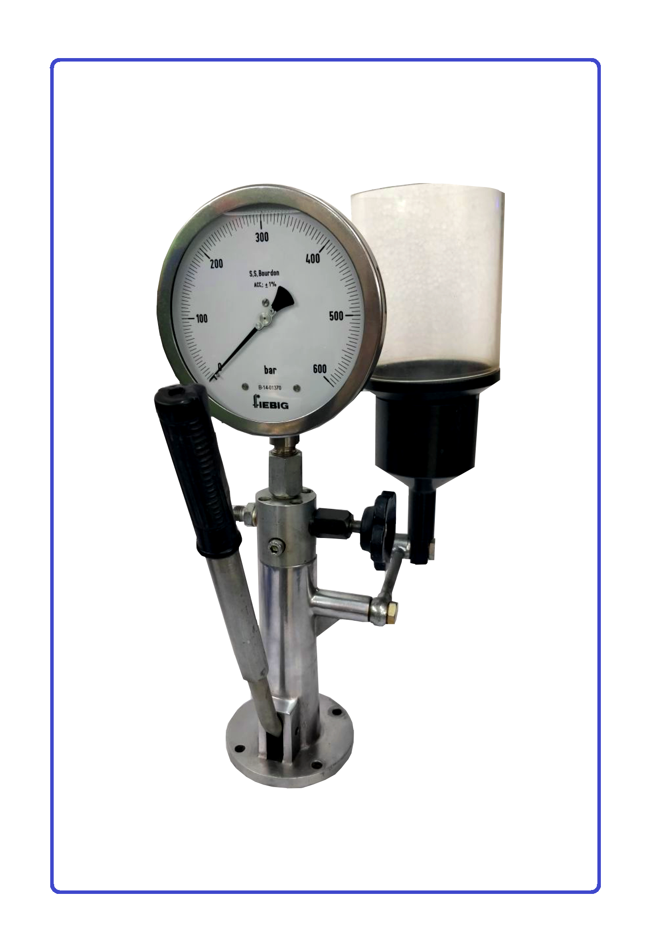 Diesel Injector Nozzle Tester - High-quality Materials, Compact Size 215x120x350mm | Tests Opening Pressure, Sealing Performance, Spray Pattern, Needle Valve Vibration