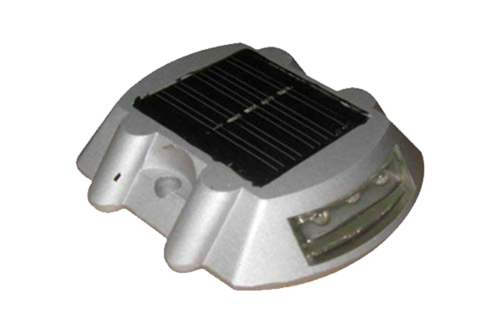 Silver Solar Road Stud Without Shank Oval