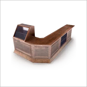 लकड़ी का काउंटर