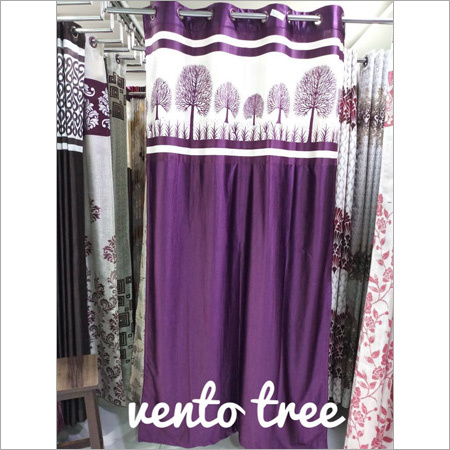 Vento Tree Curtains - Polyester Material, Printed Pattern | Modern Design for Home, Hotel, and Office Windows