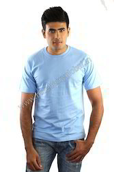 Sky Blue Plain Round Neck T Shirt