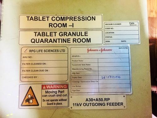 धातु के स्टिकर