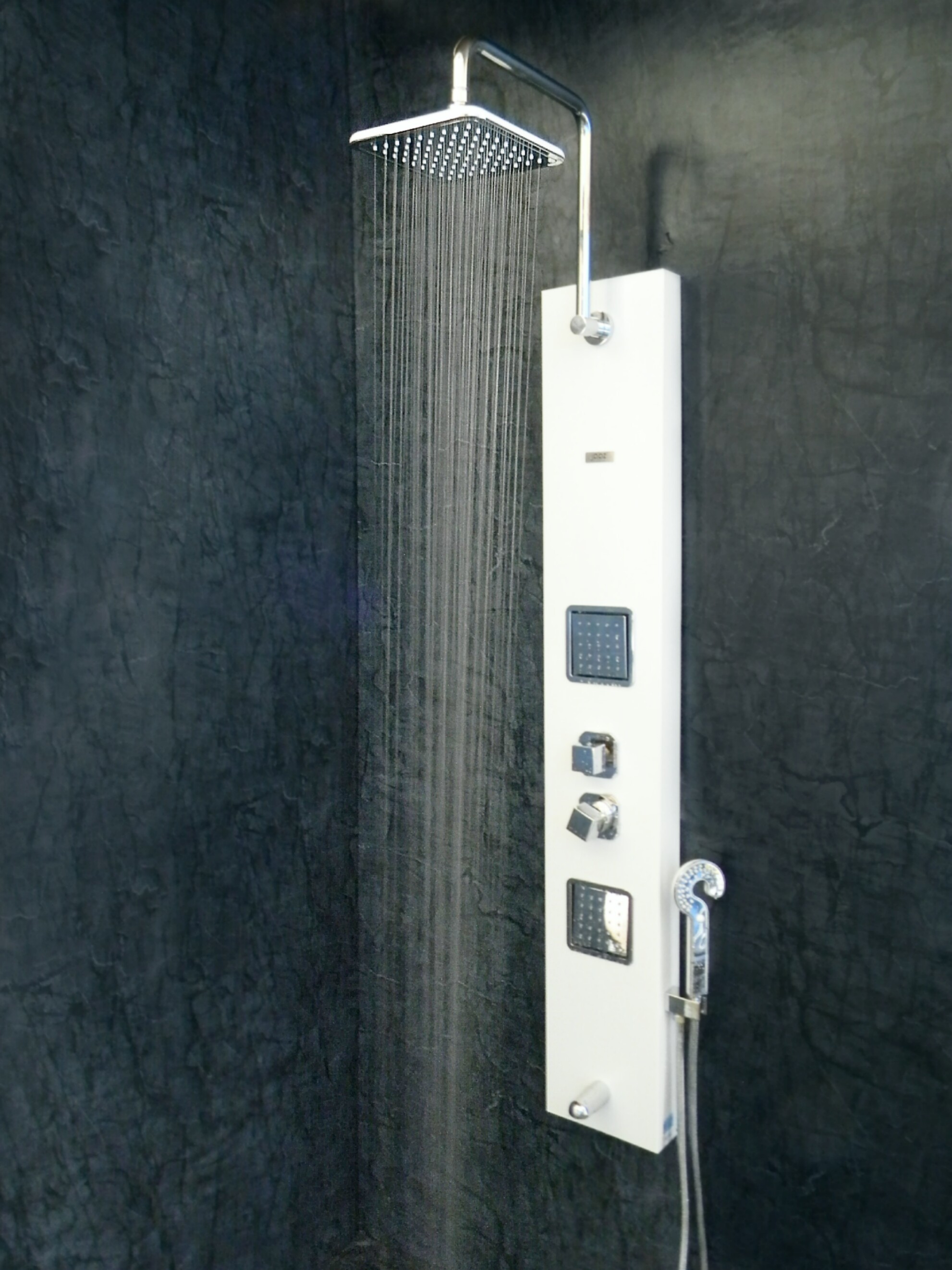 Rectangular Pearl - White Shower Panel