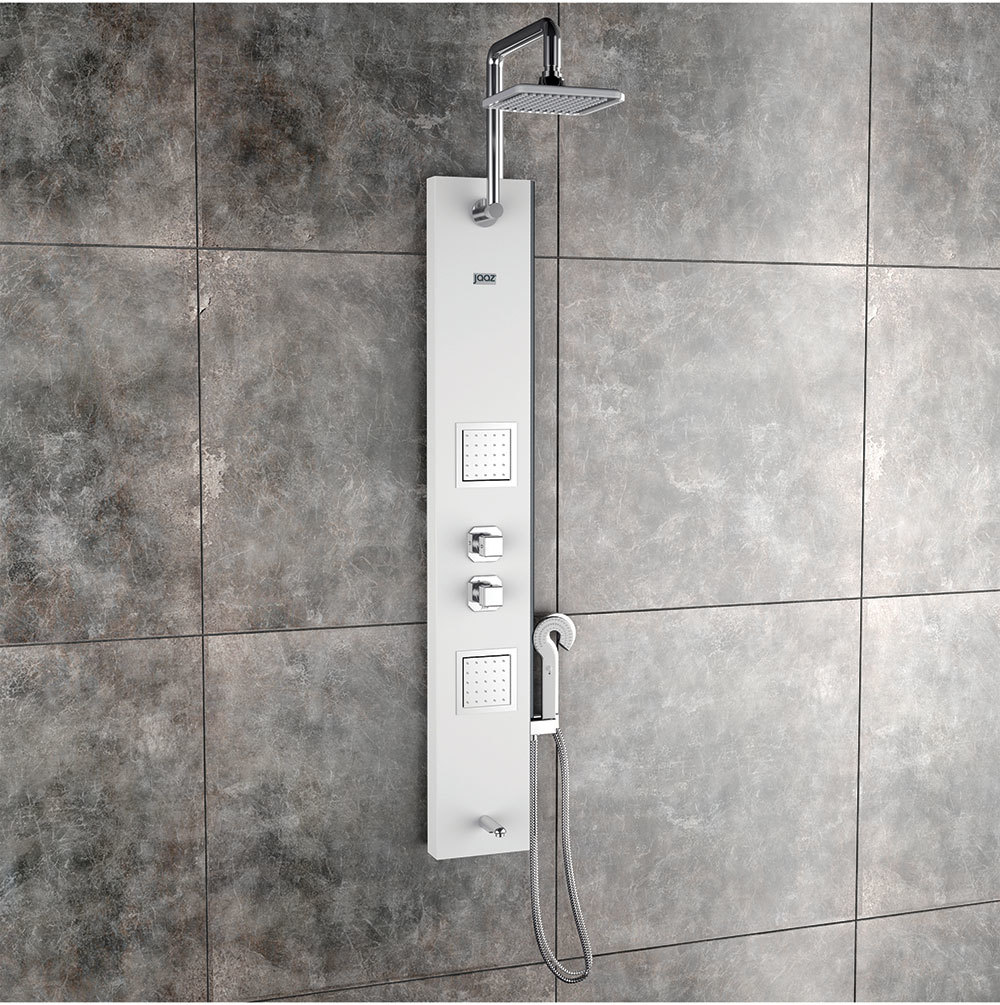 Rectangular Pearl - White Shower Panel