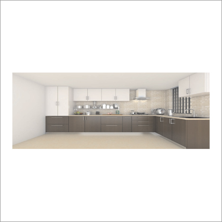 L Shape Modular Kitchen