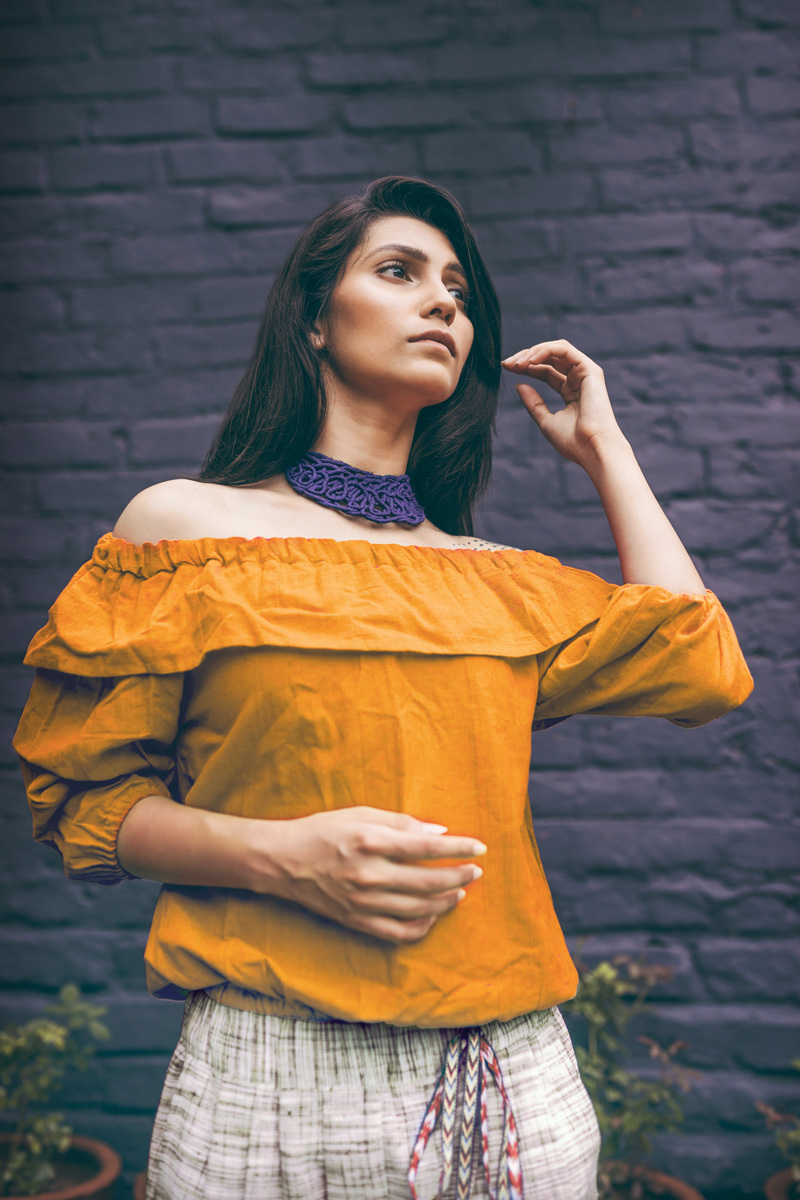 Mustard Branded Tops