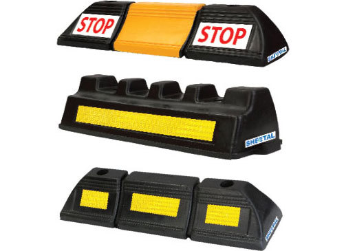 Yellow S Protection Parking Blocks
