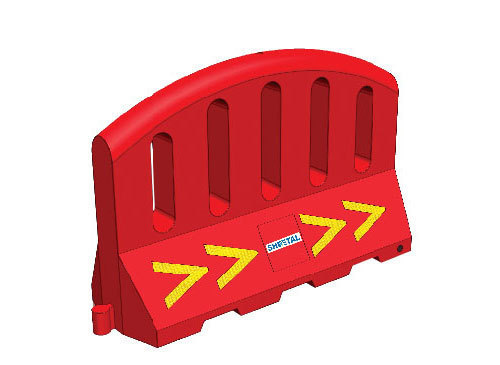 Red S Protection Road Barriers Primo