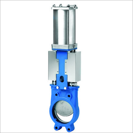 Pneumatic Slide Gate Valve - Stainless Steel, 240v Manual Flange Type Connection For Gas Control | Medium Working Temperature, Air Cylinder Operation