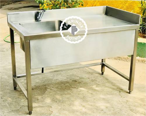 Steel Kitchen Sink Application: Hotel
