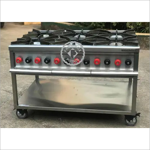 सिक्स बर्नर रेंज एप्लीकेशन: होटल और रेस्तरां में