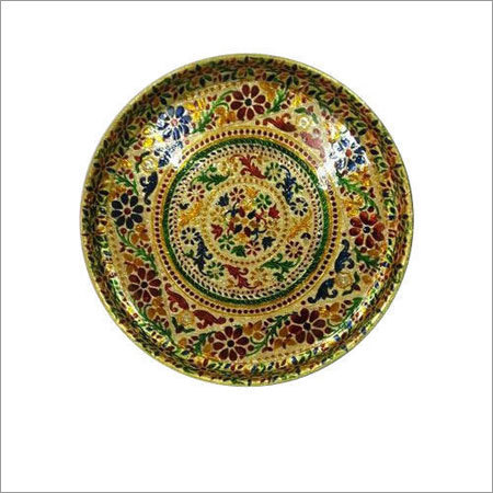 मीनाकारी हस्तशिल्प प्लेट
