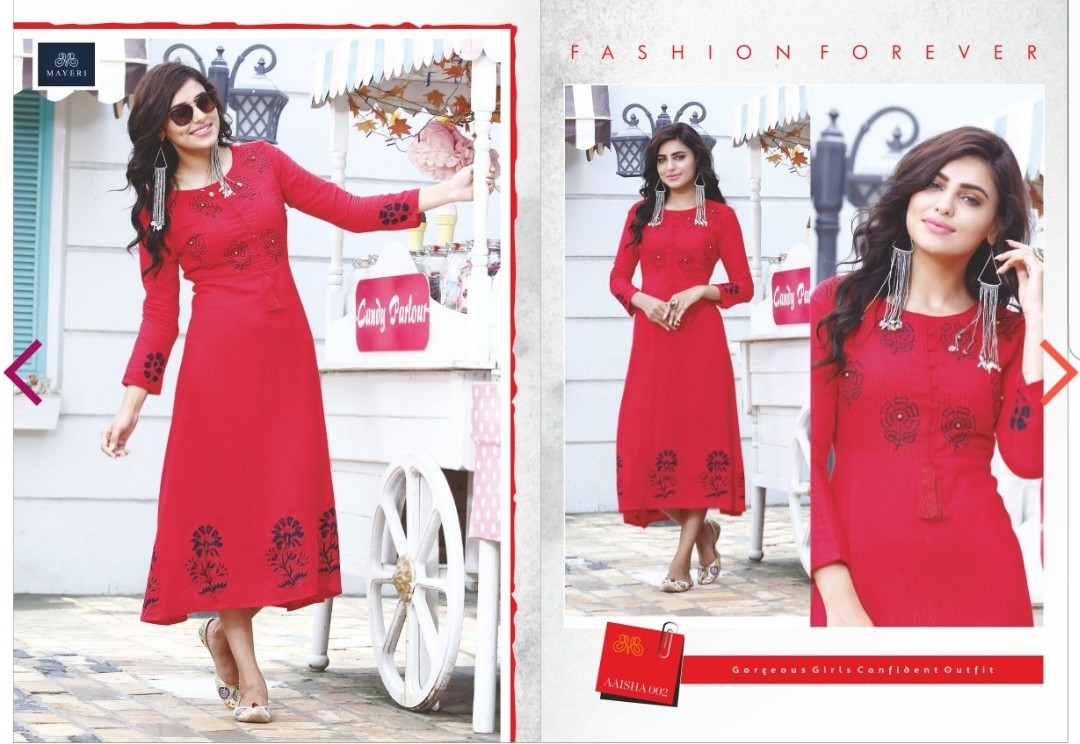 Designer Kurtis - Rayon Fabric, Sizes: M, L, Xl, Xxl, 14 Kg, 8 Unique Designs | Casual Full Sleeves, Indian Ethnic Style, Plain Pattern