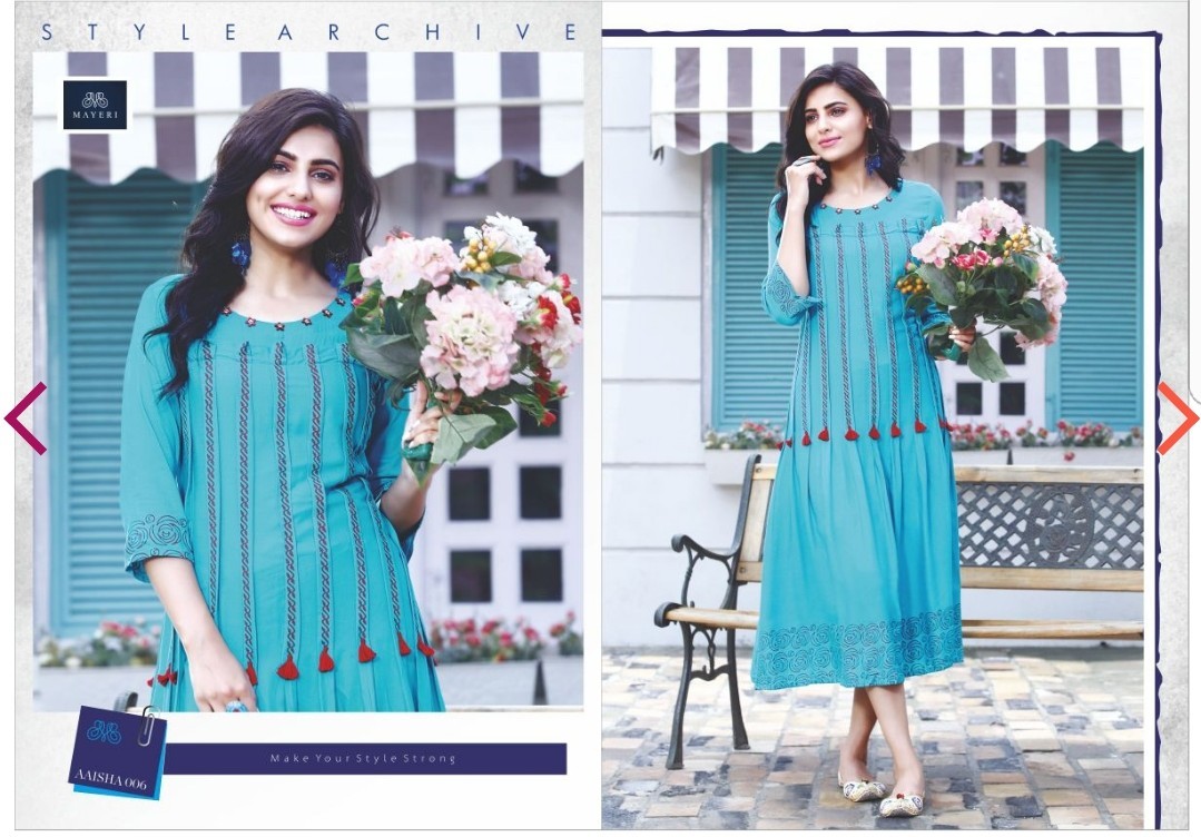 Designer Kurtis - Rayon Fabric, Sizes: M, L, Xl, Xxl, 14 Kg, 8 Unique Designs | Casual Full Sleeves, Indian Ethnic Style, Plain Pattern