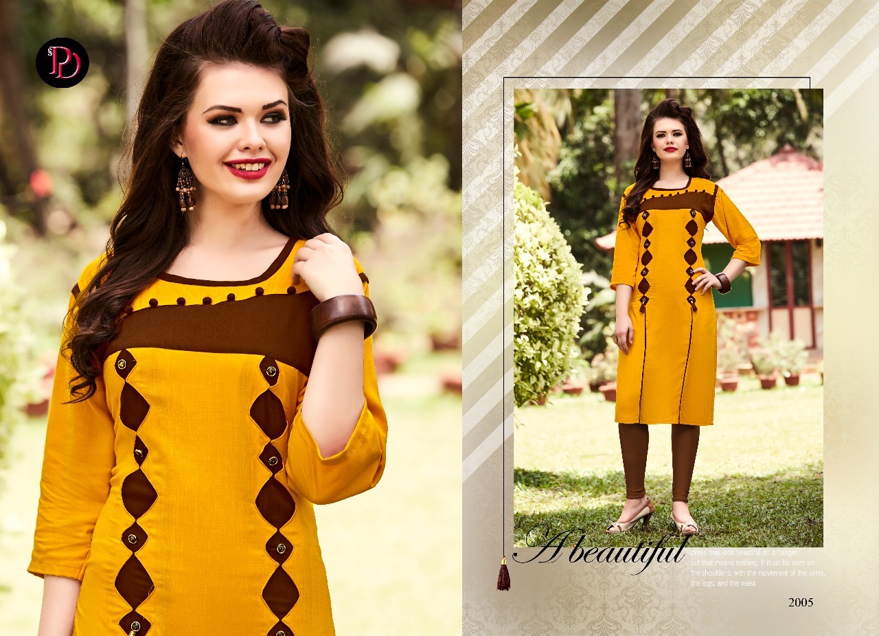 Party Wear Kurtis - Rayon Slub, Size M(38)-3xl(46), Beige & Maroon | Full Sleeves, Washable, Plain Pattern