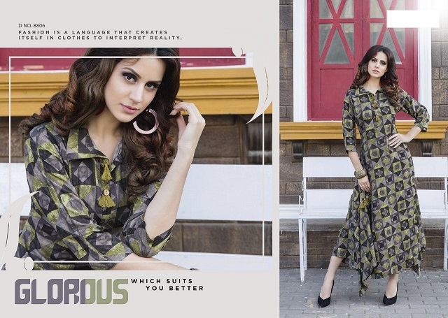 Fancy Ladies Kurtis - Rayon, Size M, L, Xl, Xxl | Casual Ethnic Wear, Full Sleeves, Printed Pattern Design